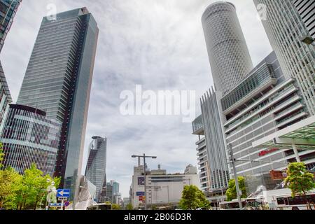 Nagoya, JAPON - 08 mai 2016 : paysage de Nagoya., JR Central Towers, Nagoya, Aichi, Japon Banque D'Images