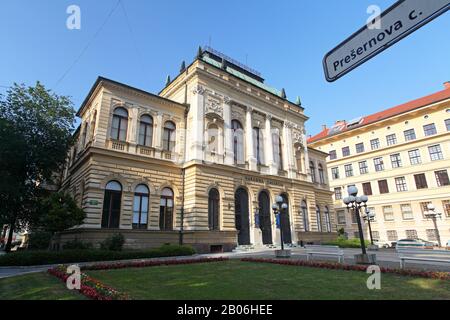 Galerie nationale de Slovénie à Ljubljana Banque D'Images