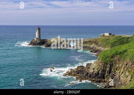 Phare Du Petit Minou, Plouzane, Département De Finistère, France Banque D'Images