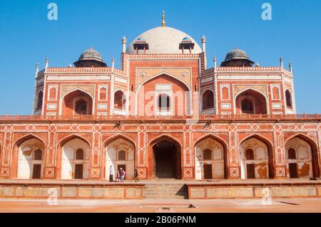 Tombe de Humayun, Delhi, Inde, Asie Banque D'Images