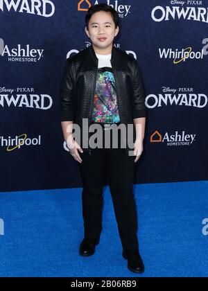 Hollywood, États-Unis. 18 février 2020. Albert Tsai arrive à la première mondiale de Disney Et De Pixar's 'Onward' tenue au El Capitan Theatre le 18 février 2020 à Hollywood, Los Angeles, Californie, États-Unis. (Photo De Xavier Collin/Image Press Agency) Crédit: Image Press Agency/Alay Live News Banque D'Images