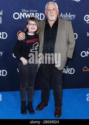 Hollywood, États-Unis. 18 février 2020. John Ratzenberger arrive à la première mondiale de Disney Et De Pixar's 'Onward' qui s'est tenue au El Capitan Theatre le 18 février 2020 à Hollywood, Los Angeles, Californie, États-Unis. (Photo De Xavier Collin/Image Press Agency) Crédit: Image Press Agency/Alay Live News Banque D'Images