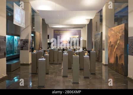 Tbilissi, Géorgie - 18 Février 2020 : Exposition Au Musée National Géorgien, Tbilissi, Géorgie. Le musée national géorgien unifie plusieurs m principaux Banque D'Images