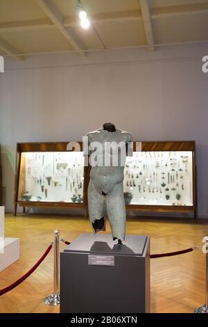 Tbilissi, Géorgie - 18 Février 2020 : Exposition Au Musée National Géorgien, Tbilissi, Géorgie. Le musée national géorgien unifie plusieurs m principaux Banque D'Images