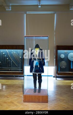 Tbilissi, Géorgie - 18 Février 2020 : Exposition Au Musée National Géorgien, Tbilissi, Géorgie. Le musée national géorgien unifie plusieurs m principaux Banque D'Images