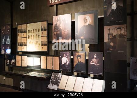 Tbilissi, Géorgie - 18 Février 2020 : Exposition Au Musée National Géorgien, Tbilissi, Géorgie. Le musée national géorgien unifie plusieurs m principaux Banque D'Images