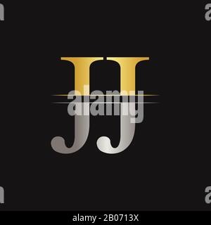 JJ lettre Type Logo Design vector modèle. Résumé Lettre JJ Logo Design Illustration de Vecteur