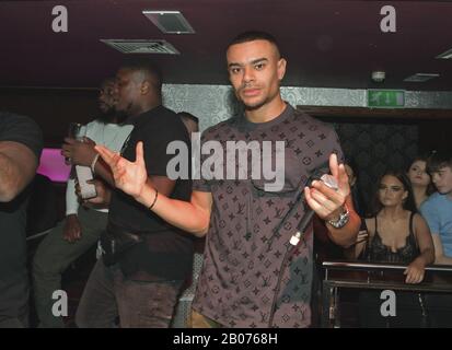 2018 l'acteur de Love Island Wes Nelson exécute un DJ set et rencontre des fans dans La discothèque Palace Navan, Irlande sans petite amie Arabella Chi Avec: WES Nelson Où: Navan, Irlande Quand: 18 Jan 2020 crédit: Brighttspark Photos/WENN.com Banque D'Images