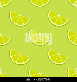 Fond transparent avec des coupes de chaux vive vectorielles. Illustration de fruits verts Illustration de Vecteur