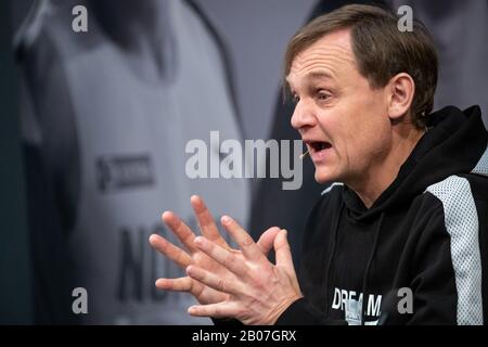 19 février 2020, la Bavière, Herzogenaurach: Björn Gulden, président et directeur général du fabricant de produits de sport Puma se, s'est exprimé lors de la conférence de presse annuelle de la société. Photo: Daniel Karmann/Dpa Banque D'Images