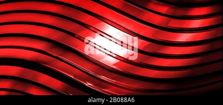 fond et texture en métal brillant rouge et noir.conception d'illustration en relief. luxe et brillant pour le jeu et modèle futuriste. rapport écran large extrême. Banque D'Images