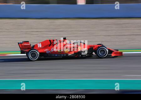 Barcelone, Espagne. 19 février 2020. 19 Février 2020; Circuit De Barcelone Catalunya, Barcelone, Catalogne, Espagne; Formule 1 Test Préliminaire Une; Scuderia Ferrari, Charles Leclerc Crédit: Action Plus Sports Images/Alay Live News Banque D'Images