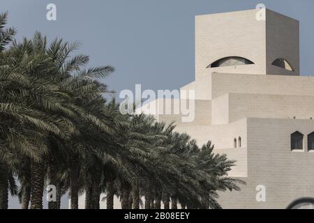 Extérieur du Musée d'Art islamique, Doha, Qatar, le 10 octobre 2019. Banque D'Images