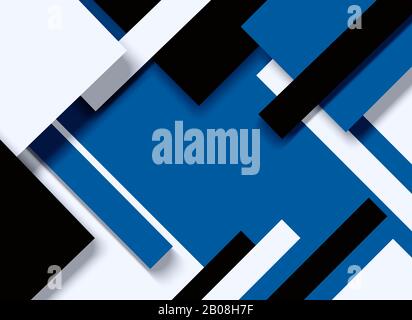 Arrière-plan géométrique abstrait à plusieurs couches Illustration de Vecteur