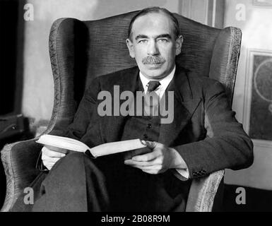 John MAYNARD KEYNES (1883-1946) économiste britannique vers 1935 Banque D'Images