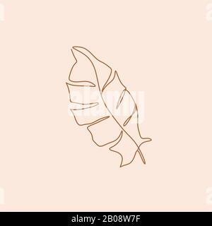 dessin de ligne abstraite. Logo de ligne. Couple baiser art icône Voyage Banque D'Images