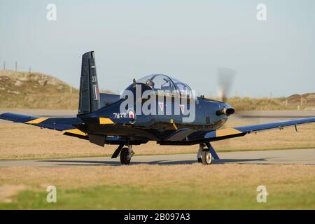 Formateur Texan T1/T6 à Raf Valley Anglesey Banque D'Images