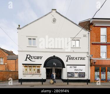 Rugby, Royaume-Uni, février 2020 : le Rugby Theatre, situé dans Henry Street, est un théâtre amateur indépendant qui accueille des spectacles et des films. Banque D'Images