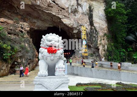 Kek Lok Tong Cave Temple, Ipoh, Malaisie Banque D'Images