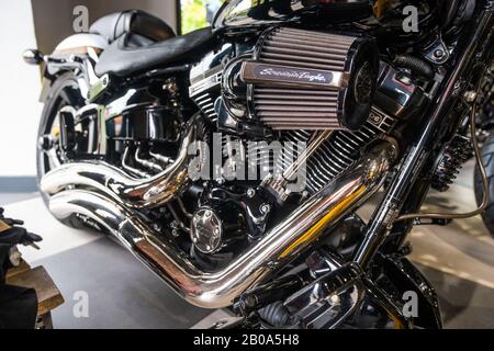 Harley-Davidson Reading Berkshire Angleterre Banque D'Images