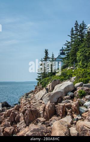 Bass Harbor Head Light Banque D'Images