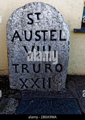 Lostwithiel (Cornouailles, Royaume-Uni) s'appelle Lostwydhyel à Cornish, « queue d'une zone boisée », à la tête de l'estuaire de la rivière Fowey. Banque D'Images