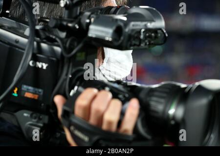 Kanagawa, Japon. 19 février 2020. Vue générale Football/Football : 2020 match H de la Ligue des Champions de l'AFC 2020 entre Yokohama FMartinos 4-0 Sydney FC au stade Nissan de Kanagawa, Japon . Crédit: Yohei Osada/Aflo Sport/Alay Live News Banque D'Images