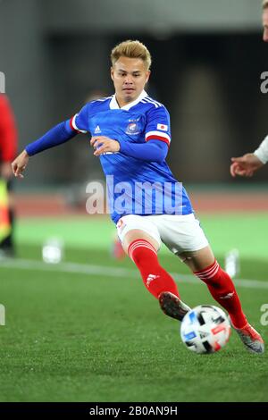 Kanagawa, Japon. 19 février 2020. Theerathon (FMarinos) Football : 2020 match H de la Ligue des Champions de l'AFC 2020 entre Yokohama Frinos 4-0 Sydney FC au stade Nissan à Kanagawa, Japon . Crédit: Yohei Osada/Aflo Sport/Alay Live News Banque D'Images