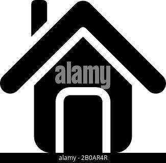 modèle de conception de l'icône accueil Illustration de Vecteur