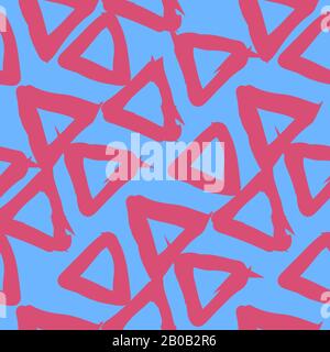 Un motif transparent de triangles, blanc noir. Illustration de Vecteur