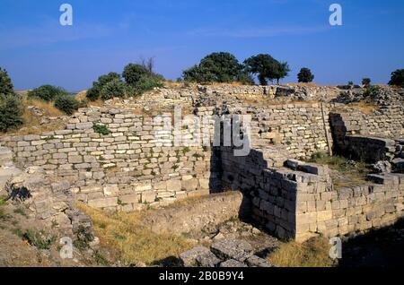 TURQUIE, TROY, TOUR SUD-EST DE TROY VI Banque D'Images
