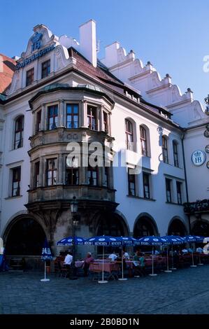 ALLEMAGNE, BAVIÈRE, MUNICH, MAISON HOFBRAU Banque D'Images