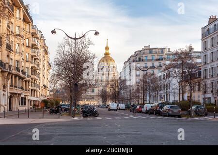 Paris, France - 18 Janvier 2019 : Chapelle De Saint Louis Des Invalides Banque D'Images