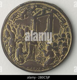 Artiste inconnu, Clément X Médaille Altieri 1675, 1675, bronze, 1 9/16 po. (4 cm) Banque D'Images