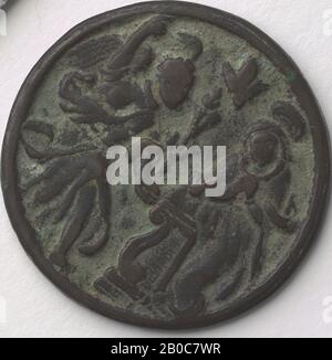 Artiste inconnu, Annonciation Plaquette, 1500-1525, bronze, 1 5/8 in. (4,2 cm) Banque D'Images