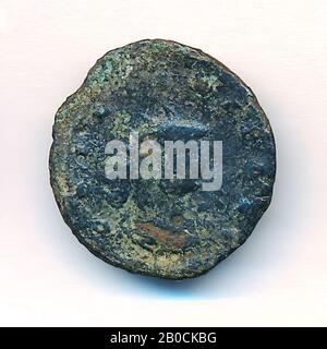 Antiquité classique, pièce de monnaie, antoninianus, Gallienus, métal, bronze, diamètre, 2,5 cm, 253-268 Banque D'Images