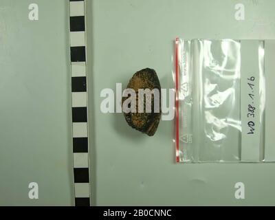 Matériel d'excavation, verre à repasser, fragment, verre, emplacement, Pays-Bas, Utrecht, Wijk bij Duurstede, Wijk bij Duurstede Banque D'Images