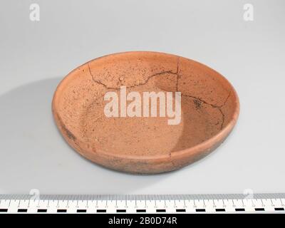 Plaque Holdeurns, parois rugueuses, bol, faïence, romaine, Pays-Bas, Gueldre, Wijchen, Wijchen Banque D'Images