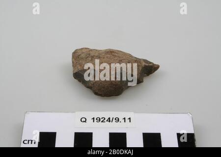 Foret Flint, pointe, foret, pierre, silex, 4,5 x 6 cm, préhistoire, Belgique, inconnu, inconnu, Tilice Banque D'Images