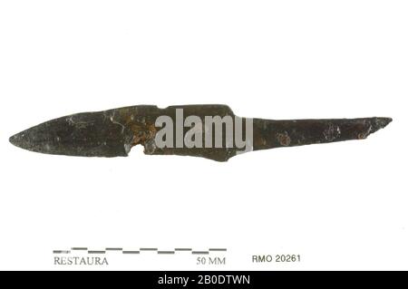 Pays-Bas Moyen âge, couteau, fer, 11,1 x 1,7 cm, x, Pays-Bas, Utrecht, Wijk bij Duurstede, Wijk bij Duurstede, Dorestad Banque D'Images
