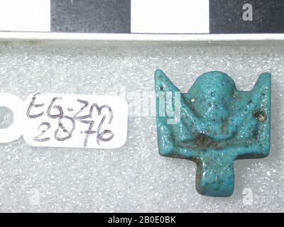 Egypte, amulet, hiéroglyphe, foi, longueur, 1,7 cm, emplacement, Egypte Banque D'Images