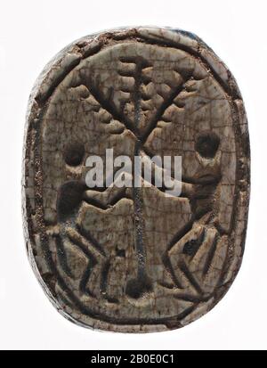 Egypte, amulet, hiéroglyphe, foi, longueur, 2,2 cm, emplacement, Egypte Banque D'Images