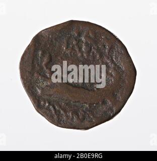 Antiquité classique, pièce de monnaie, aes, Sidon, Phénicia, métal, cuivre, diam., 17 mm, poids, 2,72 g, C.-B. 58-57 g Banque D'Images