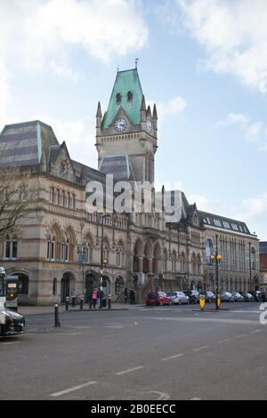 La Guildhall à Winchester, Hampshire, Royaume-Uni Banque D'Images