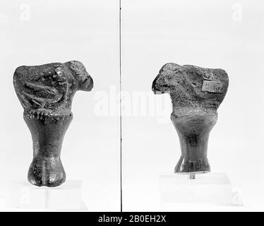 Antiquité classique, animal, jambe, bronze, base ex 3,4 x 2,1 x 1,8 cm, base 2 x 2 x 0,5 cm, emplacement, Italie Banque D'Images