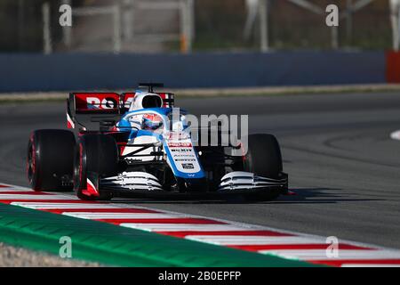 Montemelò, Barcelone - Espagne. 20 février 2020. Test pré-saison 2020 de la formule 1. 20 février 2020 . George Russell de Grande-Bretagne conduisant le (63) Rokit Williams Racing FW42 sur piste au cours du deuxième jour de F1 Winter Testing Credit: Marco Canoniero/Alay Live News Banque D'Images