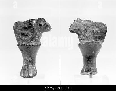 Antiquité classique, animal, jambe, bronze, 3.5 x 2.3 x 1.9 cm ex base, base 2 x 2 x 0.5 cm, emplacement, Italie Banque D'Images