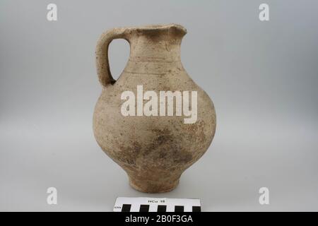 Pays-Bas période romaine, pichet, poterie, h, 21 cm, diam, 15,7 cm, roman, Pays-Bas, Limbourg, Heerlen, Heerlen Banque D'Images