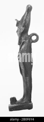 Osiris, debout, bronze, dieu, bronze, 10,8 cm, Période Tardive, Egypte Banque D'Images