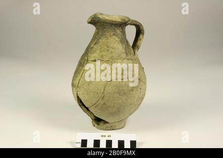 Pays-Bas période romaine, pichet, poterie, h, 21 cm, diam, 13,7 cm, roman, Pays-Bas, Gueldre, Maasdriel, Rossum Banque D'Images